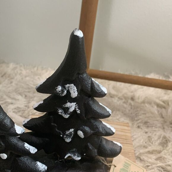 Park Designs Goldsboro, NC Cast Metal Glitter Trees Stocking Hanger - Picture 3 of 17